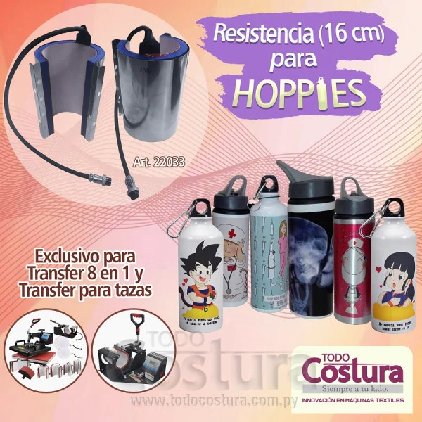 RESISTENCIA (16CM) PARA HOPPI TRANSFER TAZAS WILLPEX SMC801